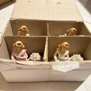 4 Antique Figurines for Sweet 16